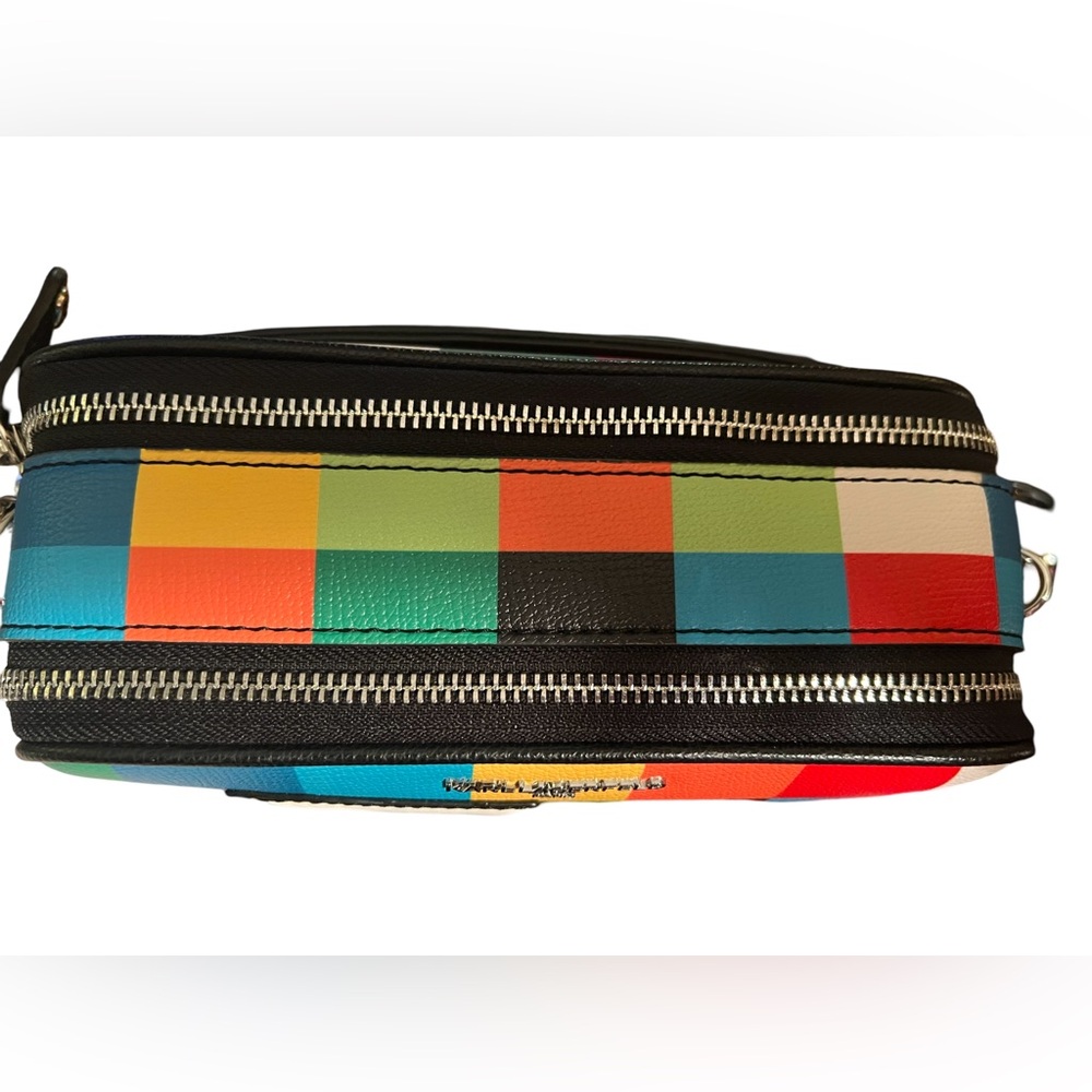 Karl Lagerfeld Paris NWT Classic Karl Multi
Colored Crossbody Bag Guitar Strap - Picture 10 of 12